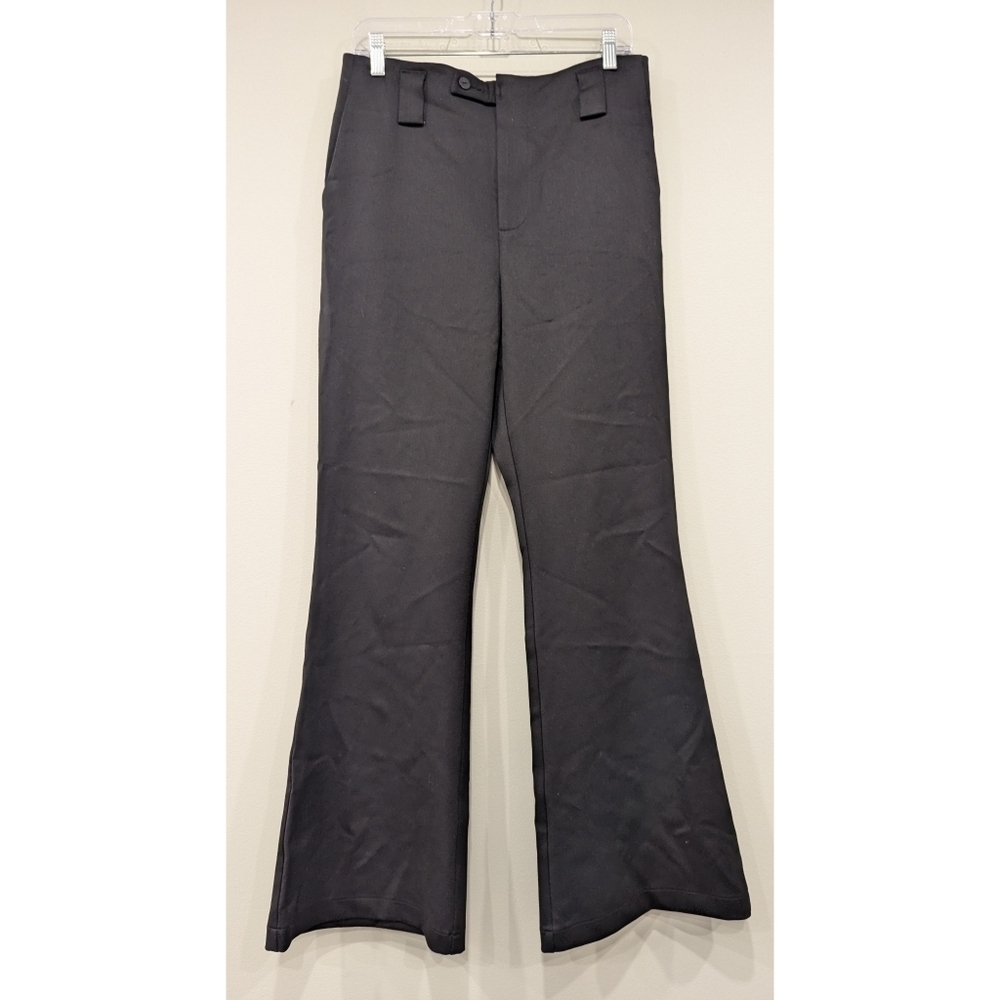 ORTTU Black Flare Leg Dress Pants Size Small